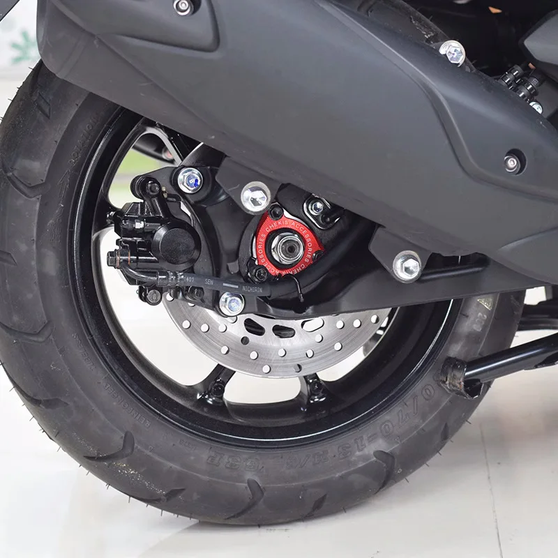 

Аксессуары для мотоциклов, детали для YAMAHA NMAX155 125 150 NVX155 AEROX 155 из алюминиевого сплава, ось заднего колеса, декоративное кольцо, крышка