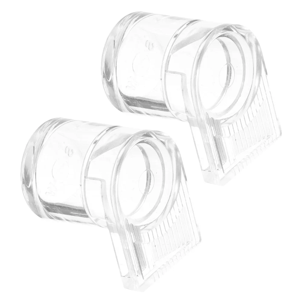 

2Pcs Ant Water Feeder Transparent Acrylic Mini Pet Hydration Dish for Reptile Lizard Gecko Turtle Small Animals Ant Keeper Tools