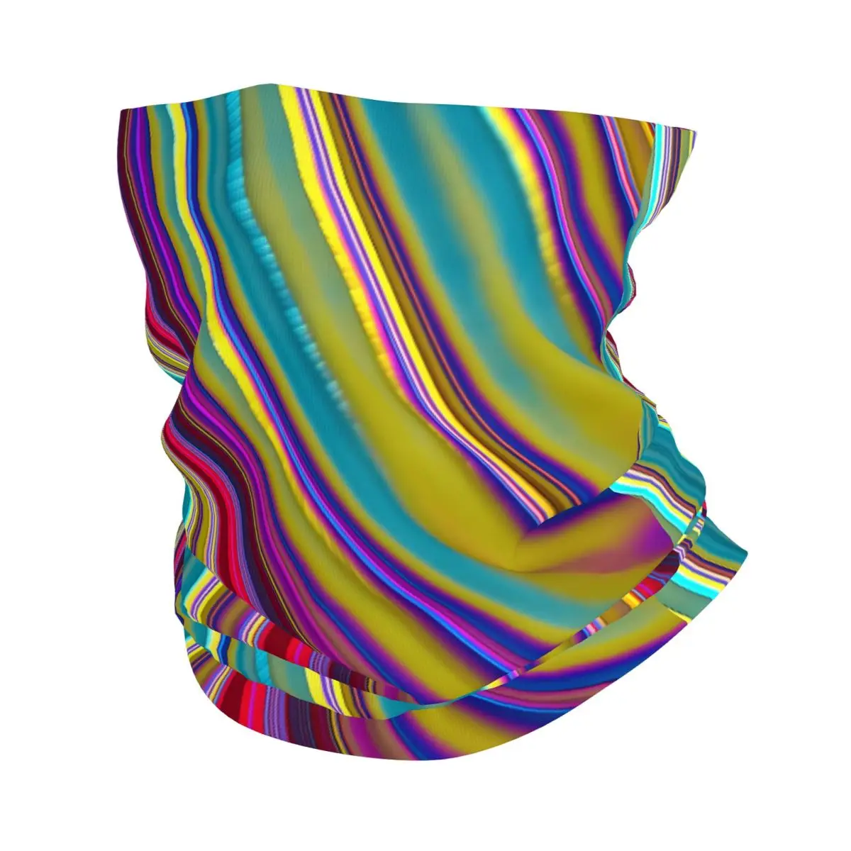 

Цветной изогнутый шарф, шейный платок, маска для лица, полиэстер