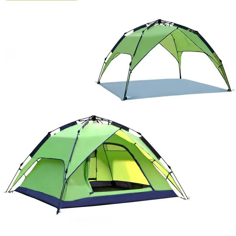 Field Camping Family Light Luxury Folding Pop-Up Tent