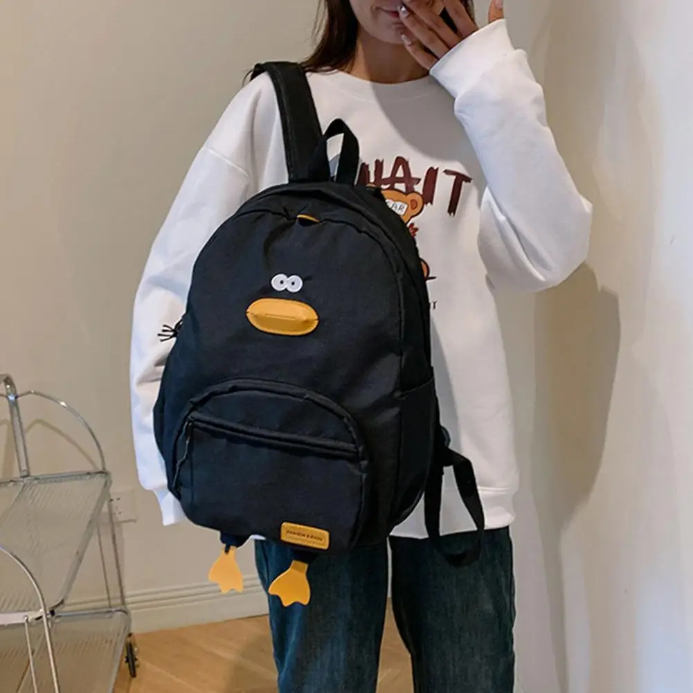 حقيبة ظهر بتصميم بطة لطيفة للمدرسة، حقائب ظهر رائعة على شكل بطة للمراهقات والبنات، حقائب مدرسية للطلاب