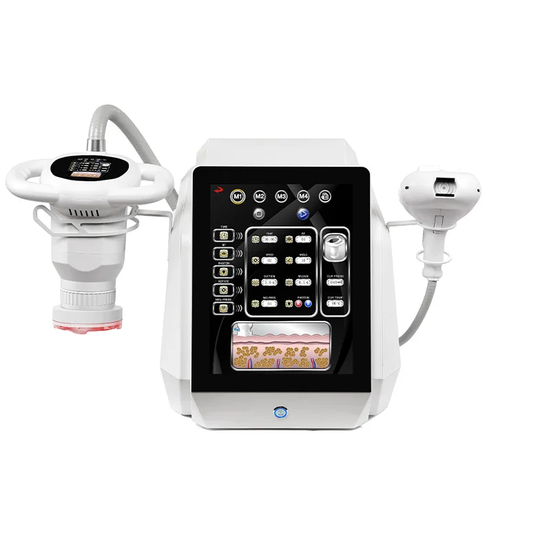 Przenośne obrotowe urządzenie RF z ujemnym ciśnieniem, urządzenie wyszczuplające, masaż ciała, redukcja cellulitu, odchudzanie, modelowanie, ujędrnianie twarzy.