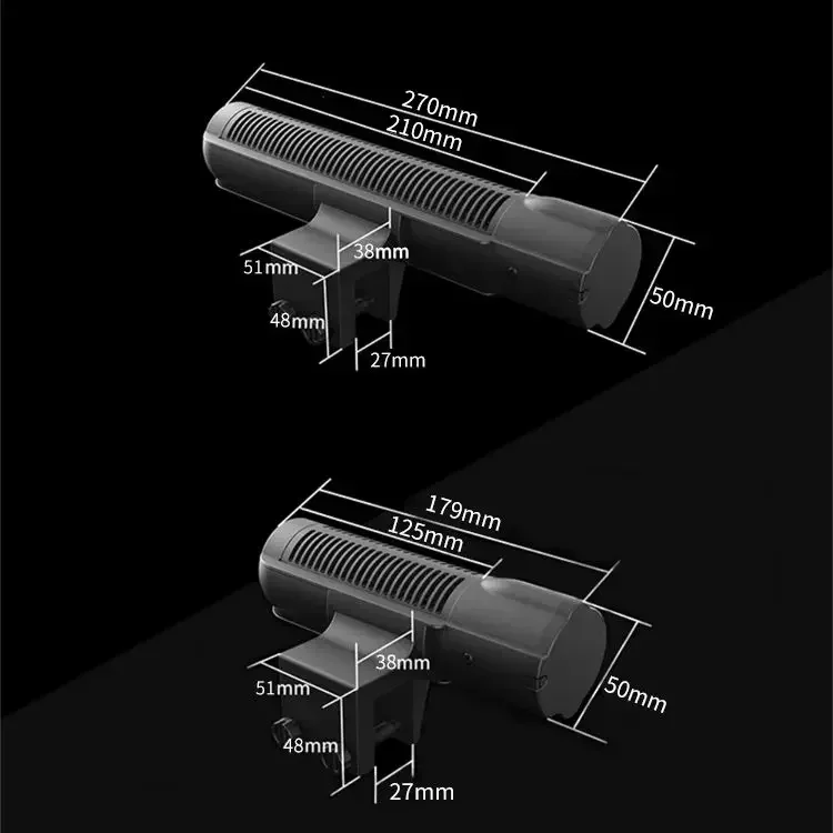 

Fish Tank Energy Saving Cooling Fan 3-Speed Adjustable Thermostat Control Fishbowl Silent Water Chiller for Reef Aquariums