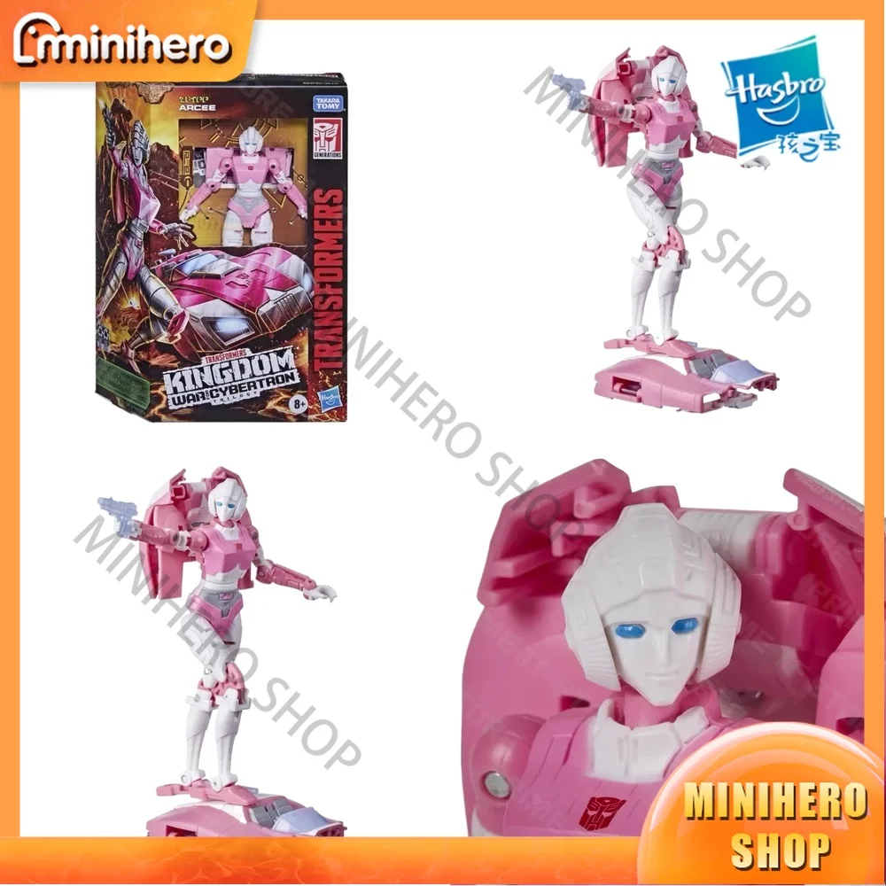 

In Stock Original Hasbro Transformers War for Cybertron Kingdom F0676 Arcee Deluxe Class Articulated Super Action Figure