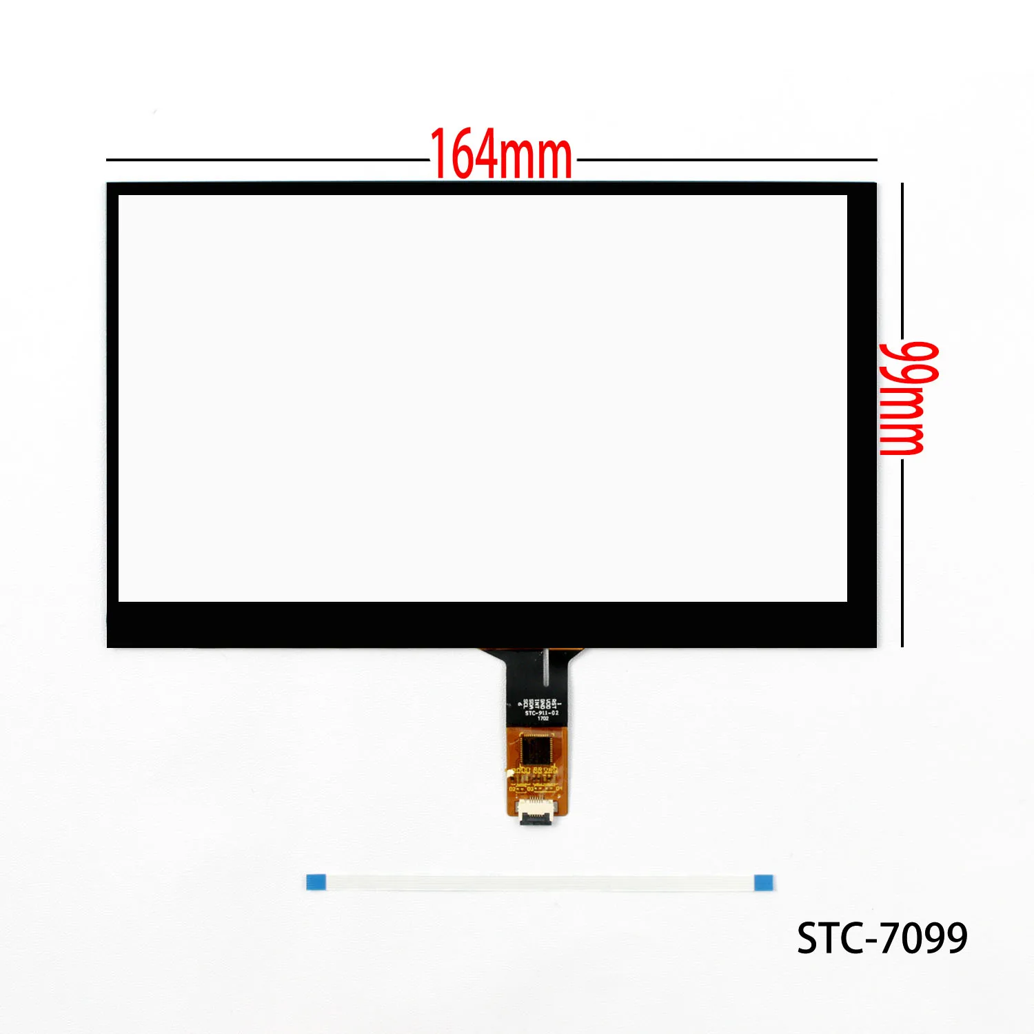 NEW 7Inch 40Pin Inner LCD Screen For K7201D27-A 73003000731B