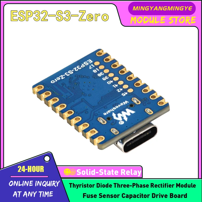 ESP32-S3-Zero ESP32-S3-Zero-M ESP32-S3-Zero-N8R8 ESP32-S3-Zero-N8R8-M Mini development board module S3FH4R2 dual core processor