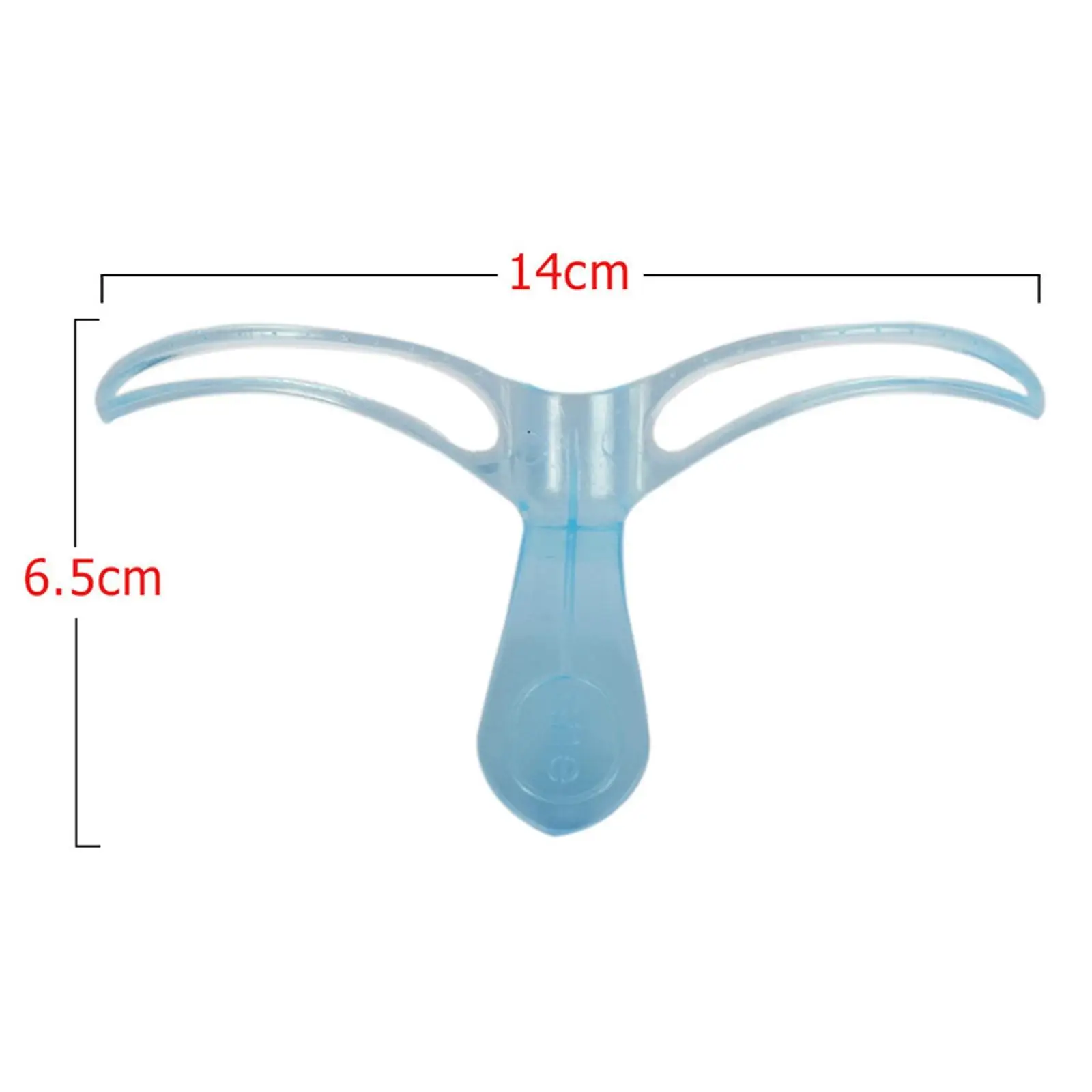 Eyebrow Caliper Plastic Reusable Shaping Template for Eyebrow Shade Pencil Beauty DIY Grooming Tool