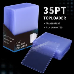 25pcs Top Loaders Trading Card Sleeve 35pt 3” X 4“ Rigid Sport Card Protector Hard Sleeves Toploader for MTGYugioh Baseball Card