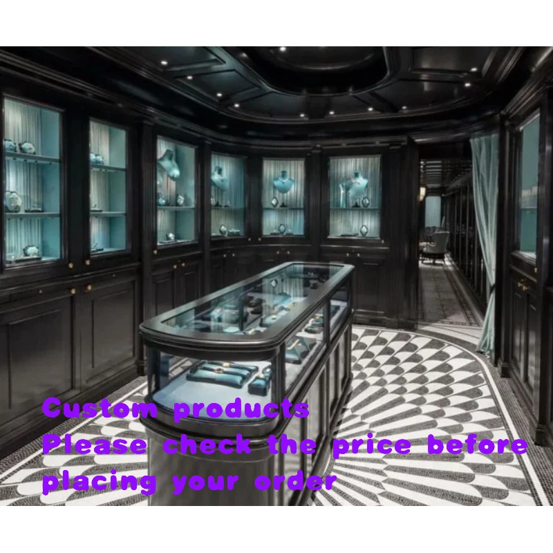 custom.Gothic Dark Wind Jewelry showcase Unique Artistic Design Cabinet Excellence Display