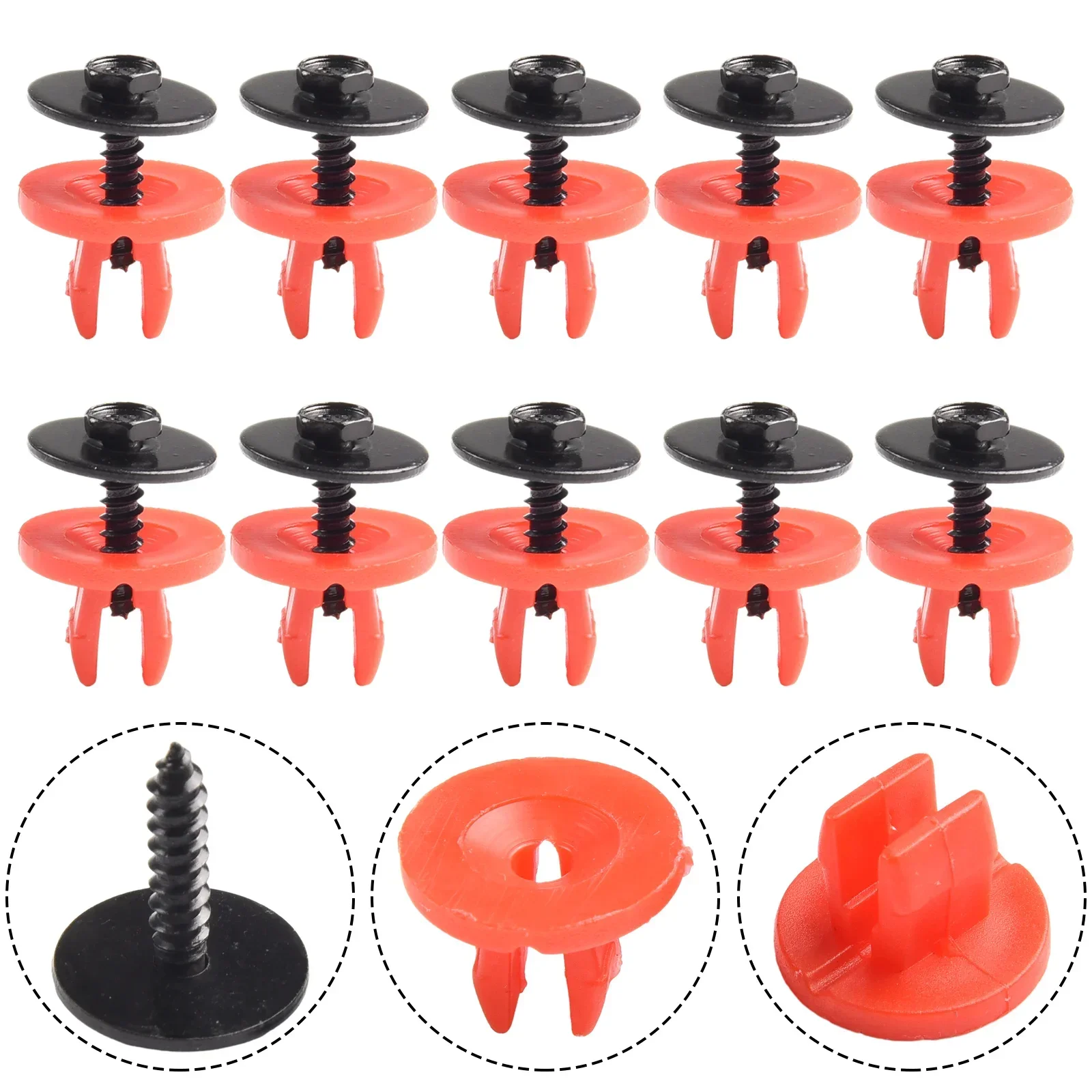 20pcs Engine Undertray Cover Clips Screw Set For Volvo V50 C30 For Jaguar For Ford Bottom Cover Shield Guard Car Accessories Set