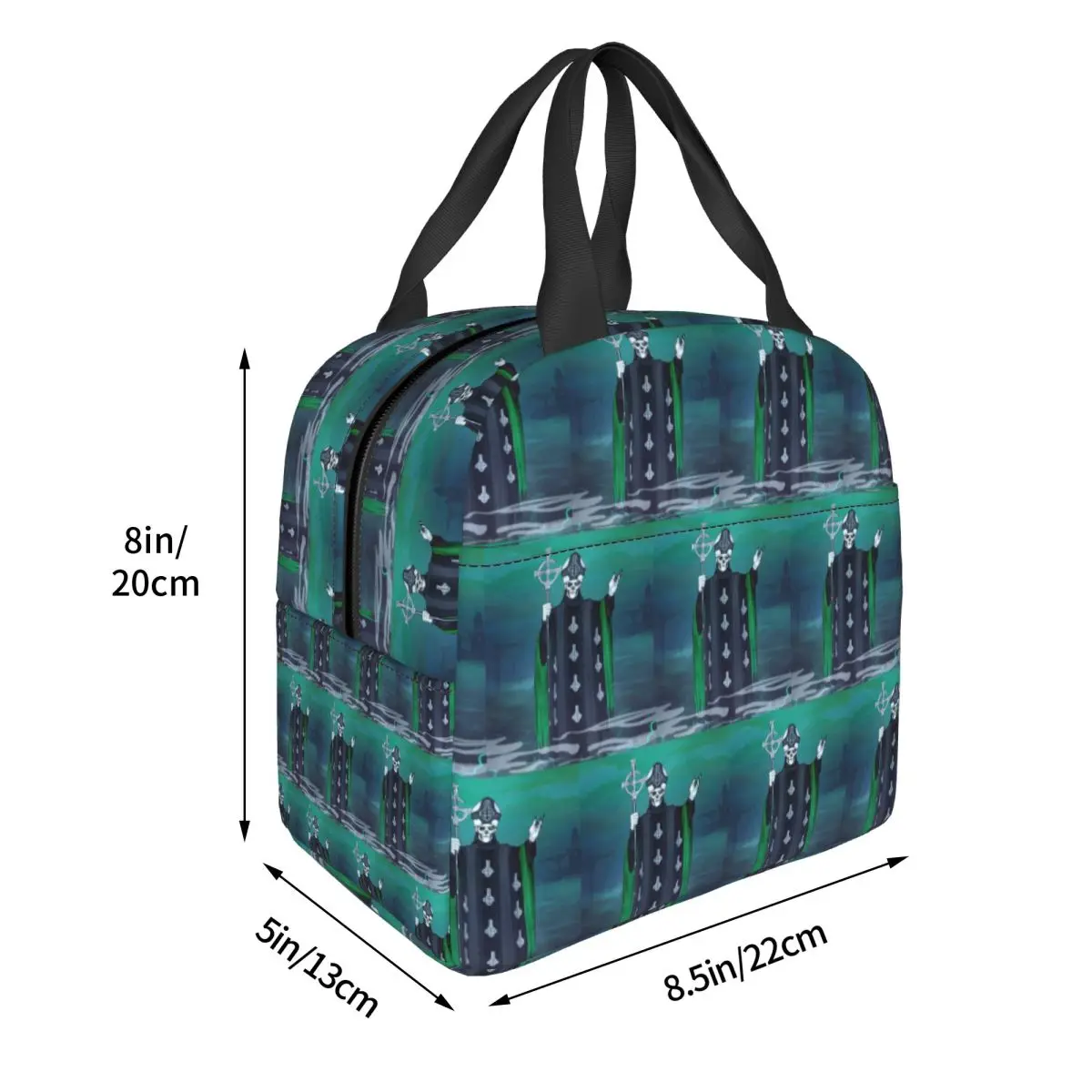 Rock Band Ghost BC Insulated Lunch Bag for Women Kids Portable Food Boxes Thermal Lunch Box Tote