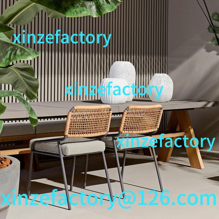 

Customizable Outdoor Garden Terrace Rattan Tables and Chairs