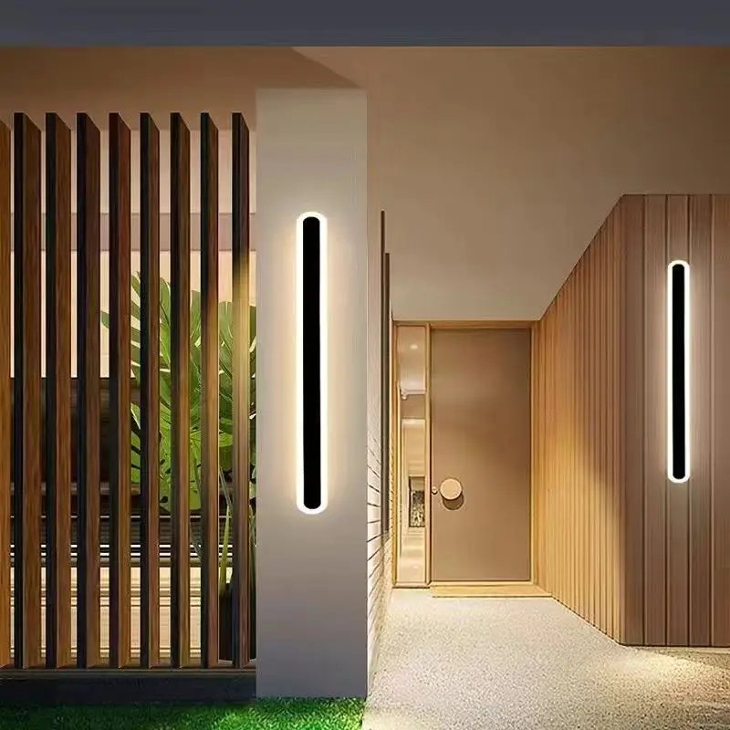 Modern LED wall lamp acrylic lampshade shopping mall hotel room staircase corridor decoration sofa living room background 40cm