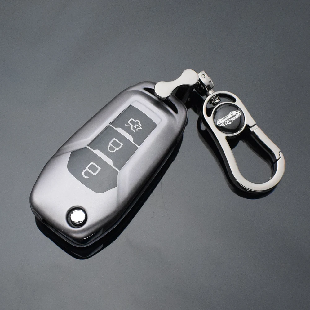 3 Buttons Flip TPU Remote Car Key Shell for Ford Focus Fusion Mondeo Kuka Mk2 Mk7 F-150 Explorer Ranger Auto Accessories