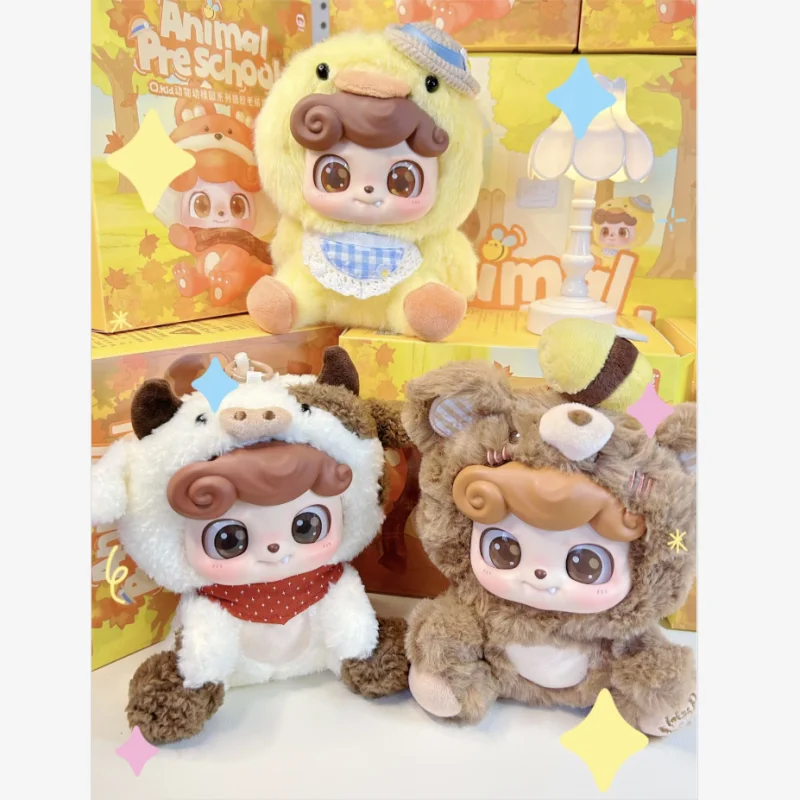 

Лидер продаж 20%, оригинальные Q.Kid/Qbao, серия для детского сада с животными, слепая коробка, модные игрушки, милые детские подарочные украшения на день рождения