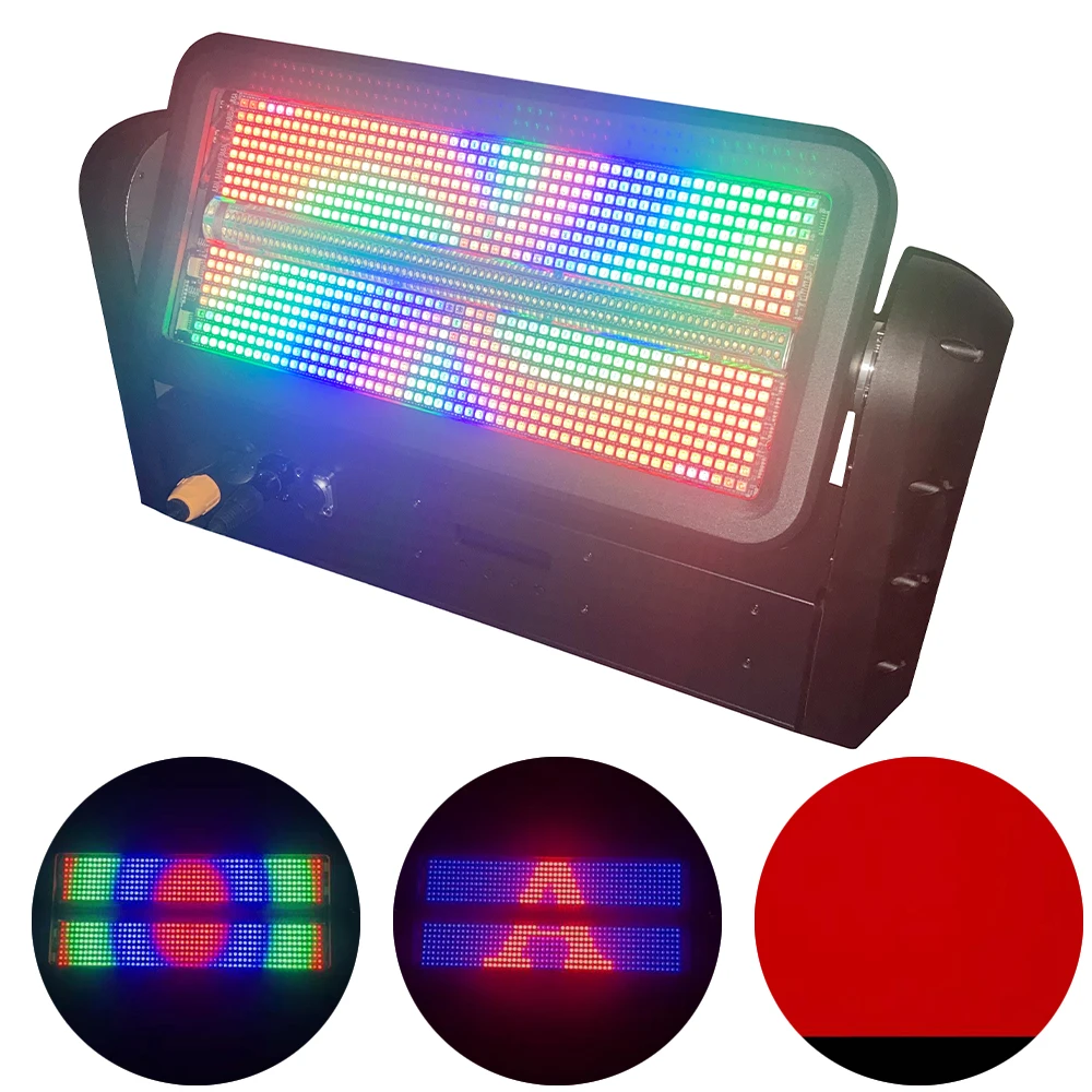 Outdoor Strobe DMX RGB 864pcs 5050 0.5W Waterproof 3000W  864-Segment Wash Flash Moving Head Strobe Stage DJ Party Light