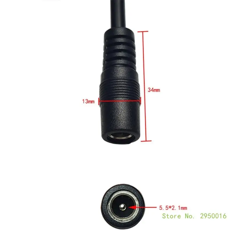 Cable alimentación Universal DC5521 a DC8020 para electrónica portátil, pequeños electrodomésticos, Cable almacenamiento