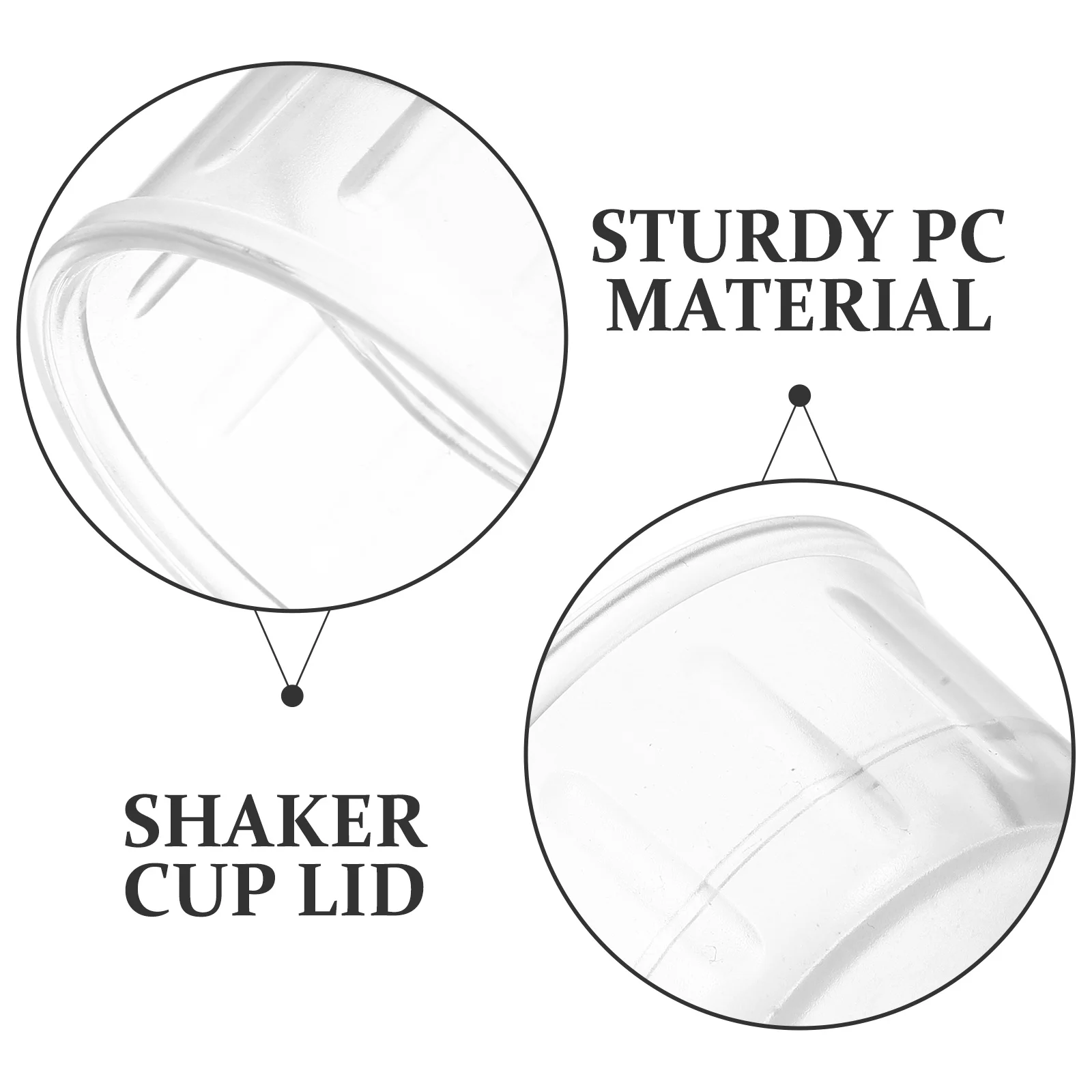 

6Pcs Reusable Shaker Cup Cover Tightly Designed Prevent Spills Easy to Use and Clean Multipurpose Shaker Covers