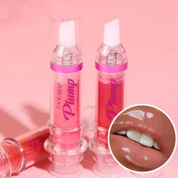 HANDAIYAN-brillo de labios regordetes y POUT, brillo de alto brillo para labios con aspecto de Plumper, brillo extremo, volumen de cristal, aceite de labios caliente