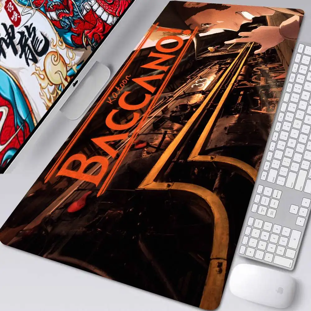 Anime B-BACCANO! Mousepad Non-slip Suitable For Office Computers Laptops E-sports Game Desk Mats XXL Keyboard