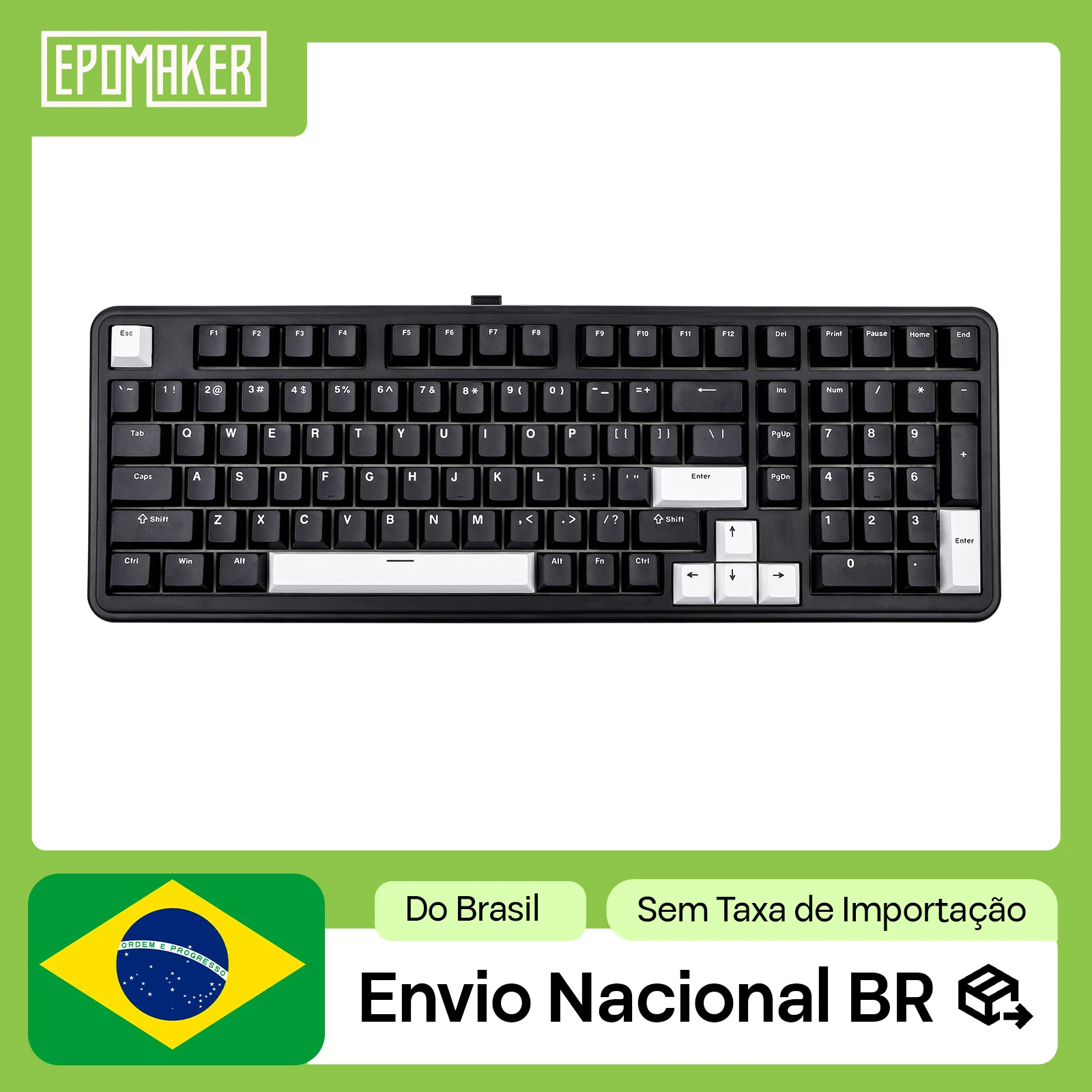 EPOMAKER TH99 Teclado Mecânico 96%.  8.000 mAh