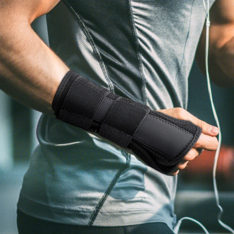 Adjustable Double Compression Splint Wrist Protection Breathable Fixed Joints Sports Wristbands Carpal Tunnel Wrist Strap Pads