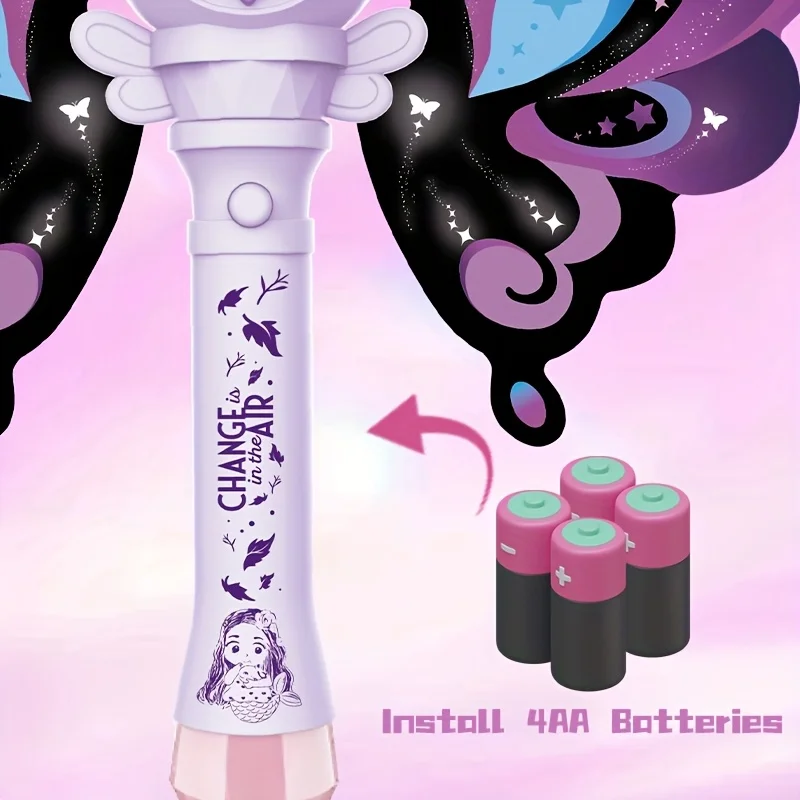 Giocattolo per macchina per bolle, con produzione automatica di bolle (liquido a bolle deve essere portato da solo), un regalo per ragazze. All'aperto