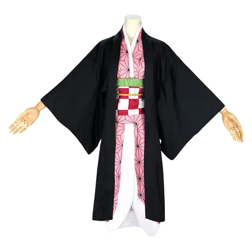 

Anime Kamado Nezuko Cosplay Costume Adult Kimono Outfits Halloween Carnival Suit