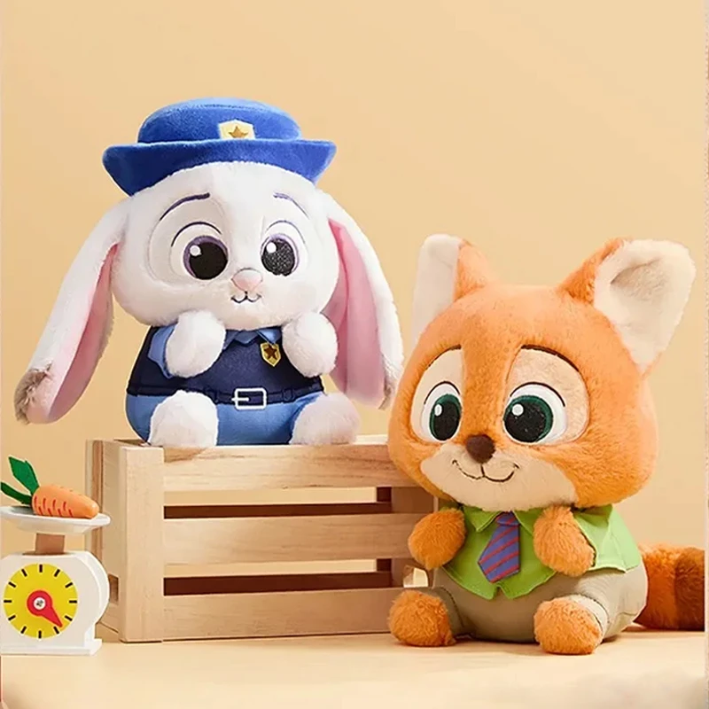 

Аутентичная серия Disney Zootopia Citizen No. 10, сидящая кукла-трансформер, Суд Ник, аниме, периферийные плюшевые игрушки, орнамент, подарки