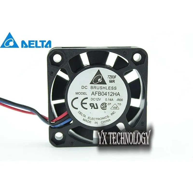 

12V 0.14A 4010 AFB0412HA 4CM 40mm Dual Ball Bearing Cooling Fan For Delta