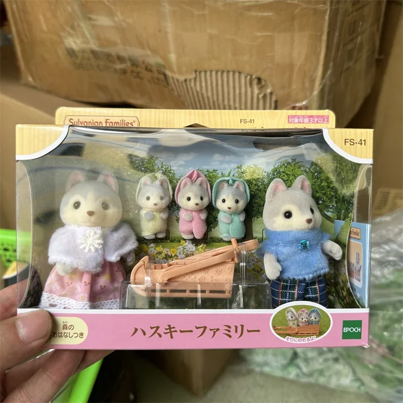 ตุ๊กตาน่ารักรูปสัตว์ของครอบครัวของ Sylvanian ตุ๊กตาอะนิเมะ hiasan kamar เด็กของขวัญวันเกิด