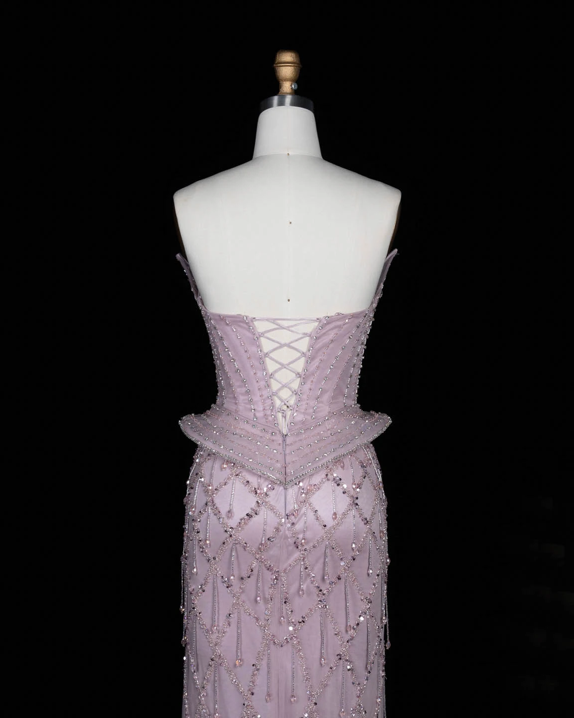 Sharon Said Abendkleid Luxuriöses Meerjungfrauenkleid mit Herzausschnitt, Tüll, Kristallkorsett, Dubai, formelle Party, Hochzeitsgast, Kleider SS118, Maßanfertigung – Detail 29