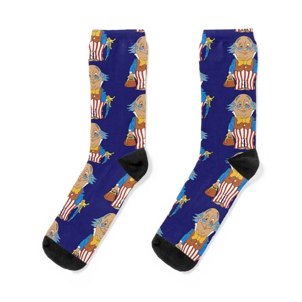 

Professor Inventor Socks crazy with print anime Heating sock Ladies Socks Men's