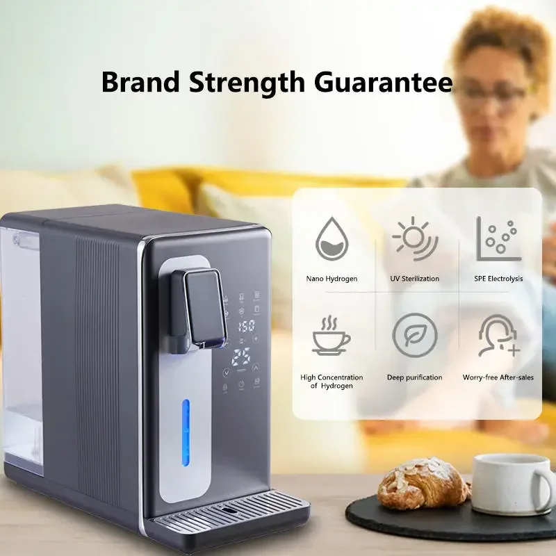 Reverse osmosis hydrogen rich water heating machine hydrogen water dispenser