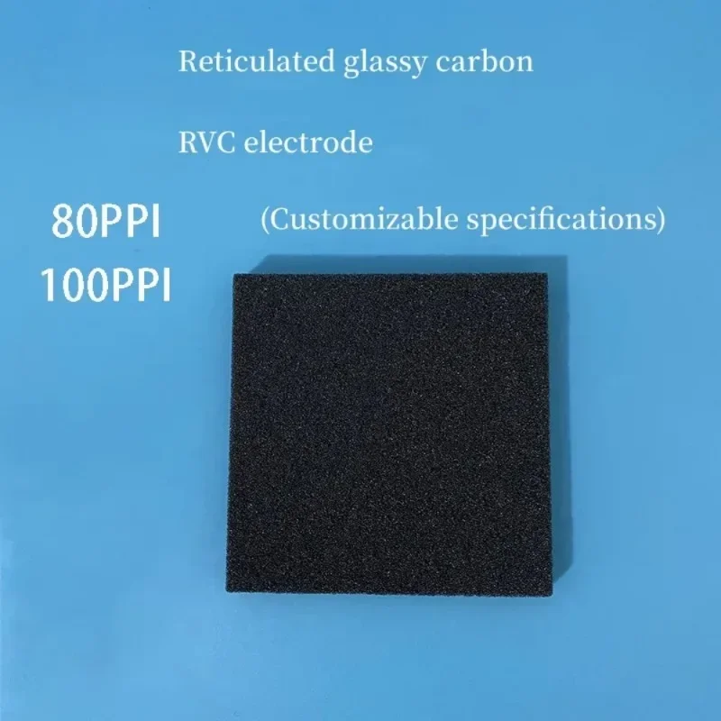 Mesh Glass Carbon Electrode Imported From Japan Rvc Fuel Cell Electrode 100ppi Foam Carbon Can Be Customized