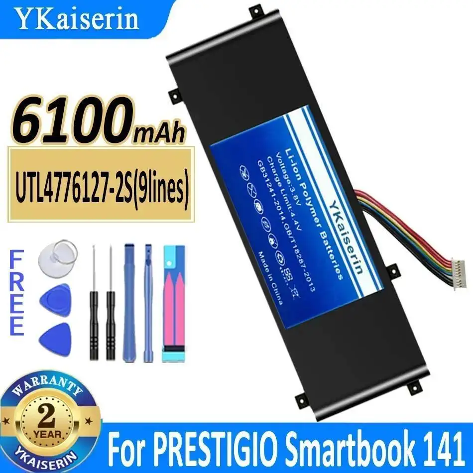 

Для Prestigio Smartbook 141 C2 9 линий 6100 мАч аккумулятор для ноутбука с быстрой зарядкой UTL4776127-2S надежный источник питания