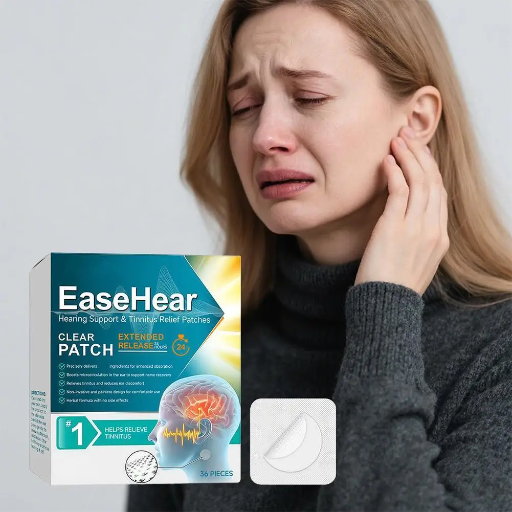 

36patches Ear Ringing Treatment Spray Reduce Ear Pressure Relieve Headaches Improve Listening Prevent Deafness Anti Tinnitus