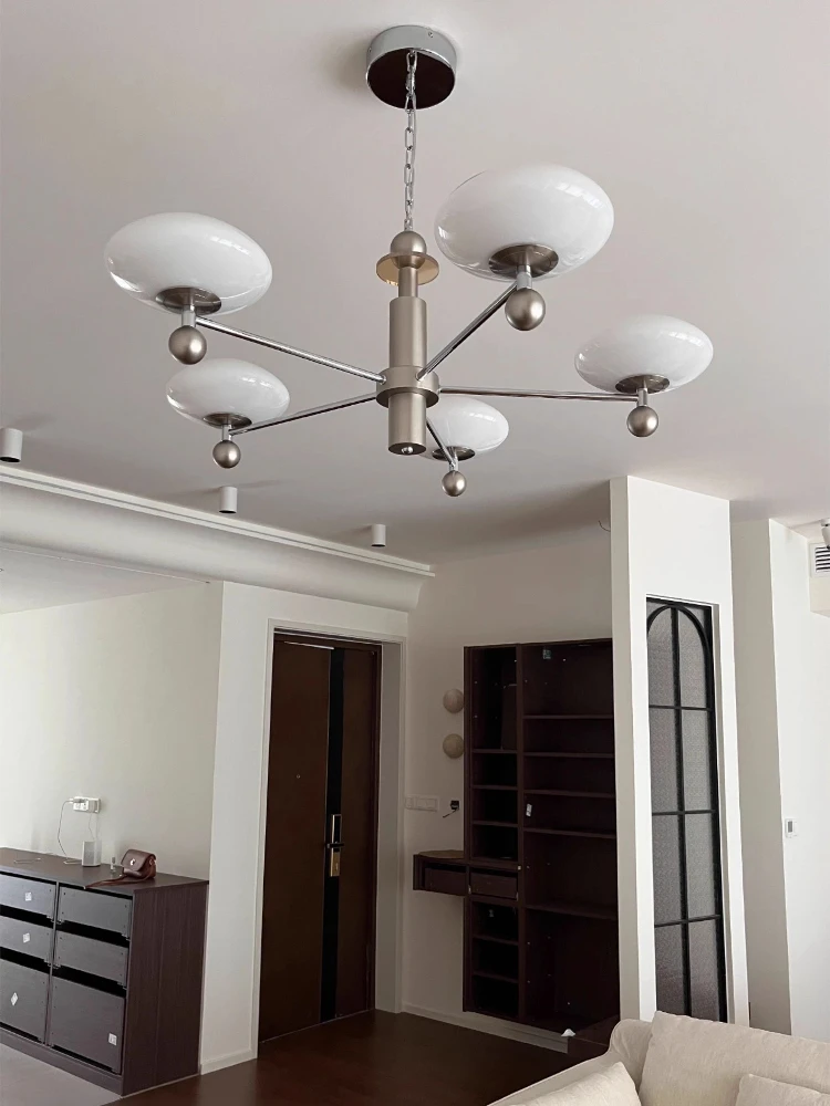 

Средневековая люстра для гостиной Bauhaus, креативная стеклянная итальянская легкая роскошная высококачественная упаковка освещения для всего дома