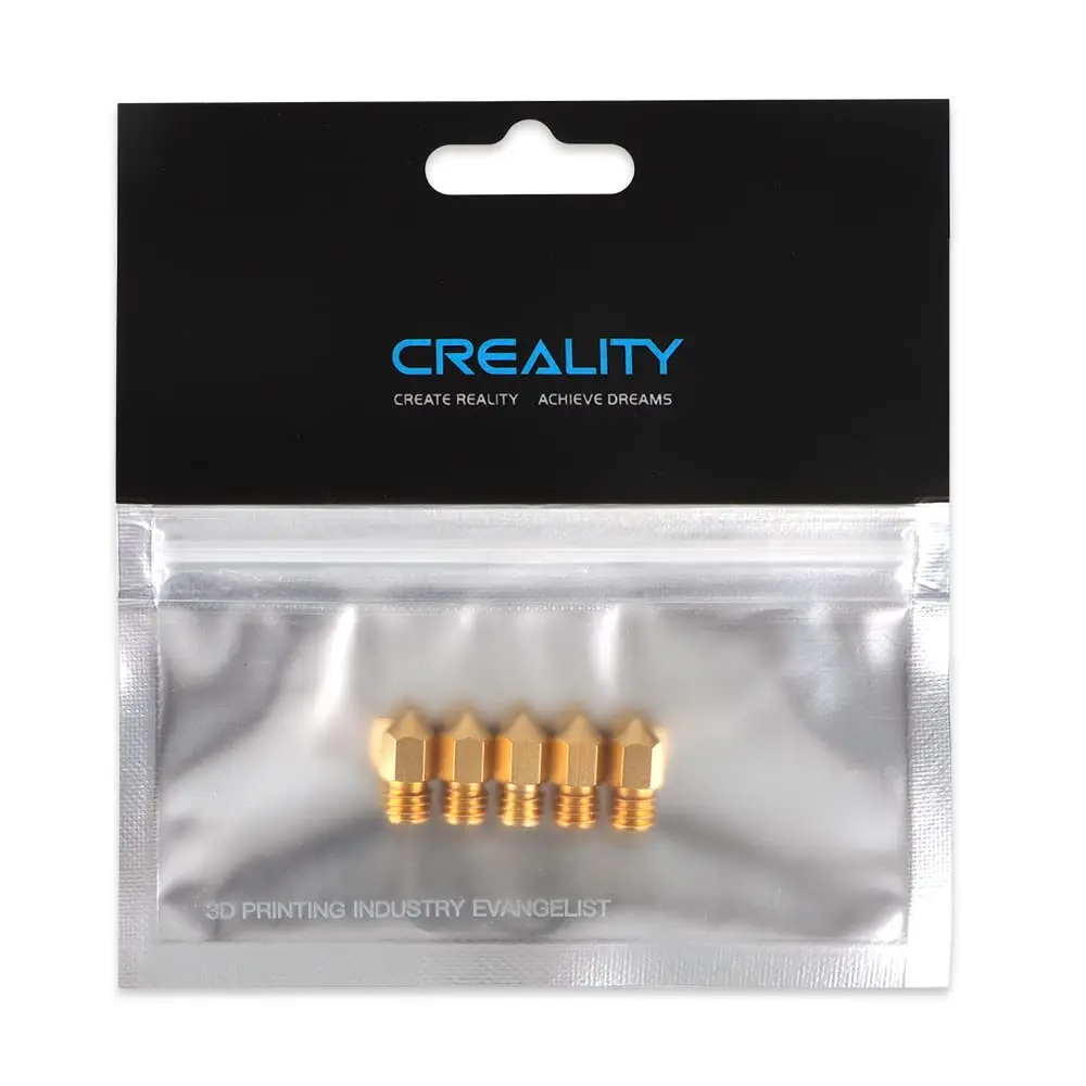 Creality 3D 프린터 노즐, Ender-3 시리즈, Ender 5 시리즈, CR-6 SE 3D 프린터용 핫엔드 압출기 노즐, 0.2mm, 0.3mm, 0.4mm, 0.5mm, 0.6mm, 0.8mm