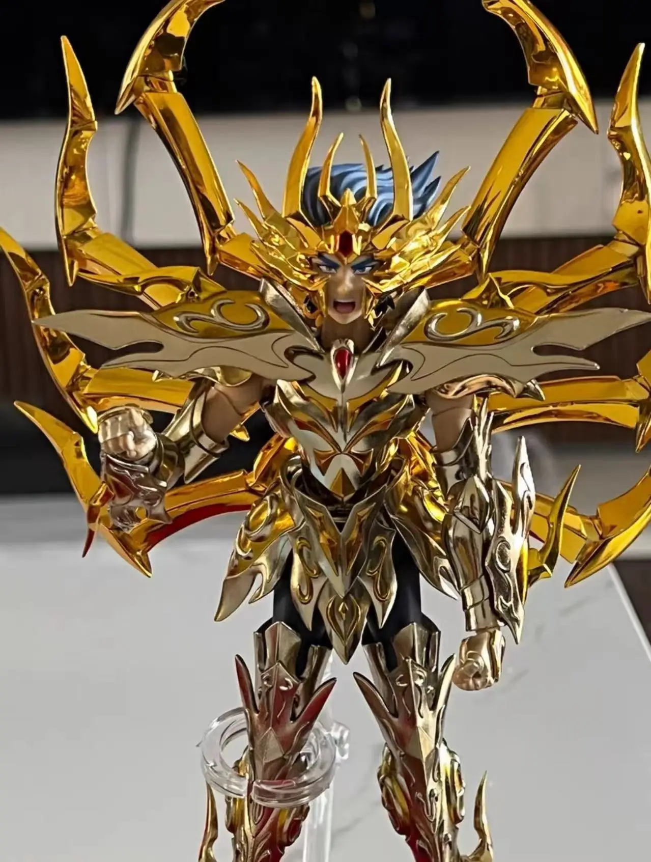 

Great Toys/GT Saint Seiya Myth Cloth EX Cancer Deathmask/Death Mask SOG/Soul of God Gold Knights of the Zodiac Action Figure