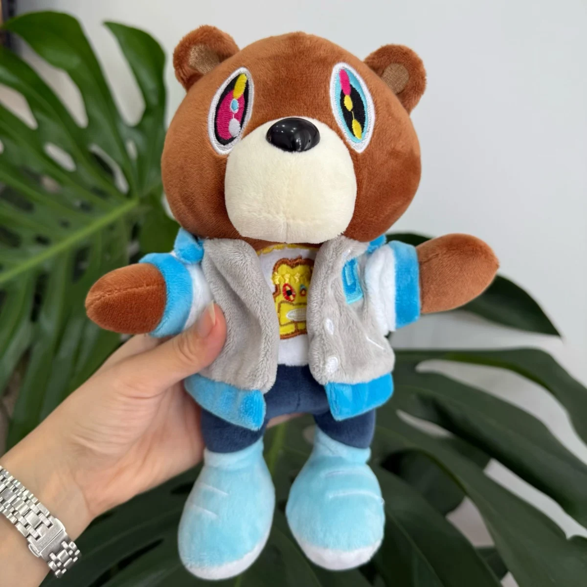 Kawaii Kanye Dropout Bear Teddy Bear Plush Toys Kanye West Graduation Soft Stuffed Home Room Decor Birthday Gift