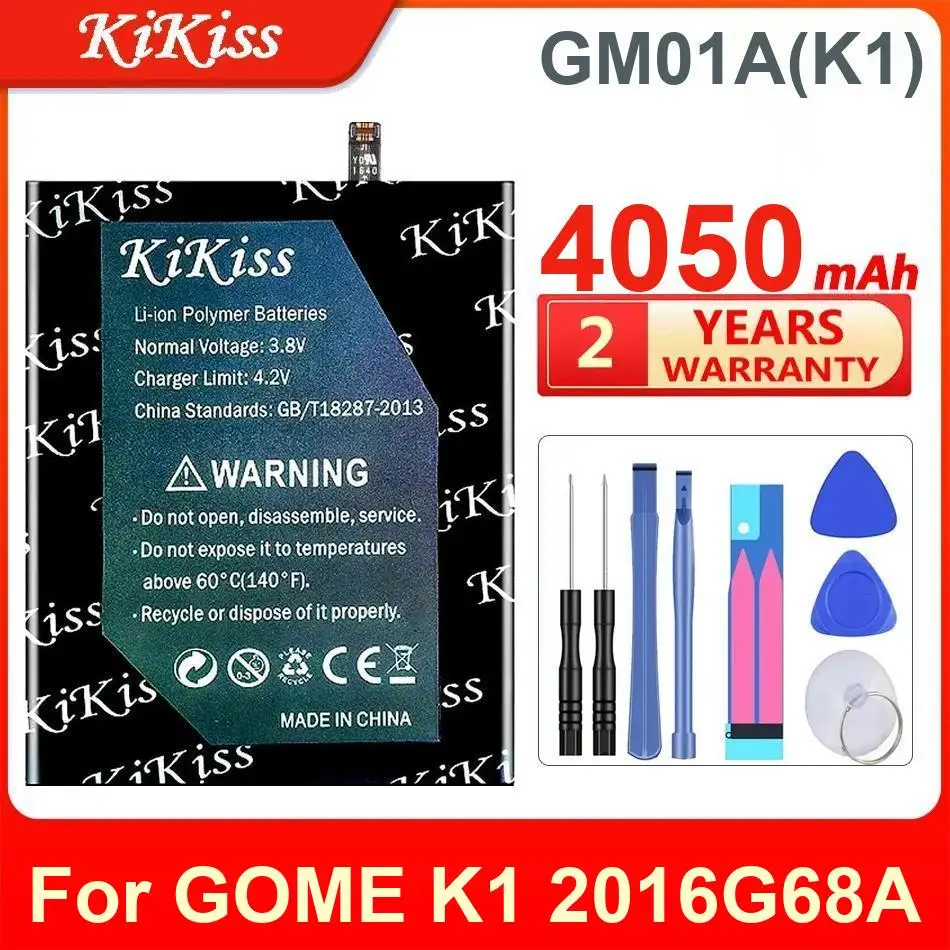 

Аккумулятор Kikiss на 4050 мАч GM01A (K1) для GOME K1 2016G68A