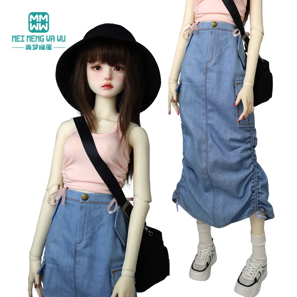 

BJD Doll Clothes 60cm 1/3 DD SD Doll Fashion Fashion camisoles, denim dress Gifts for Girls