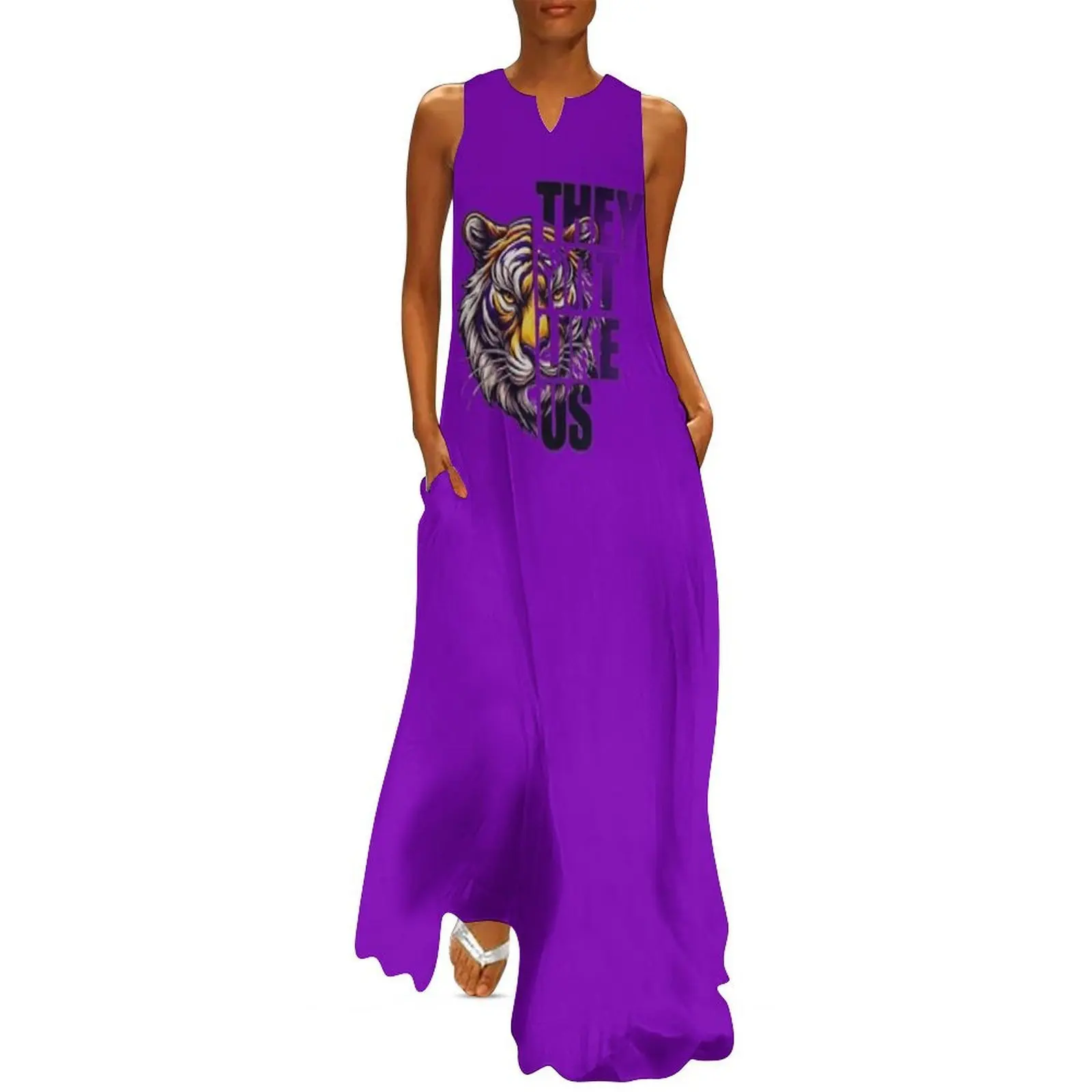 

THEY NOT LIKE US-Tigers Long Dress dress for women summer bandage dress Female clothing elegant party for women 2025