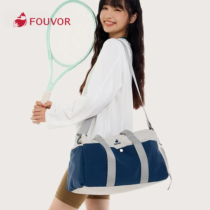 

Fouvor Women's Handbags Patchwork Color-blocking Large Capacity Sports Crossbody Bags Light Comfortable Shoulder Bags 3047-05