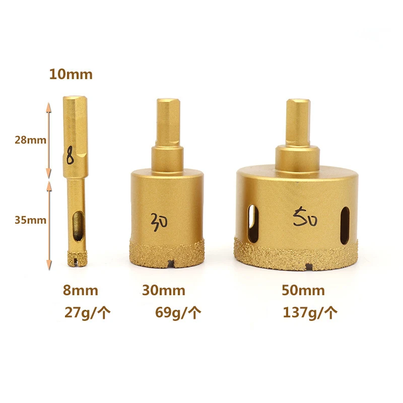 6-50 مللي متر عالية الجودة الماس الحبوب المغلفة مثقاب الخشب بلاط الرخام كوب سيراميك ثقب المنشار لقمة ثقب لحفر سيراميك