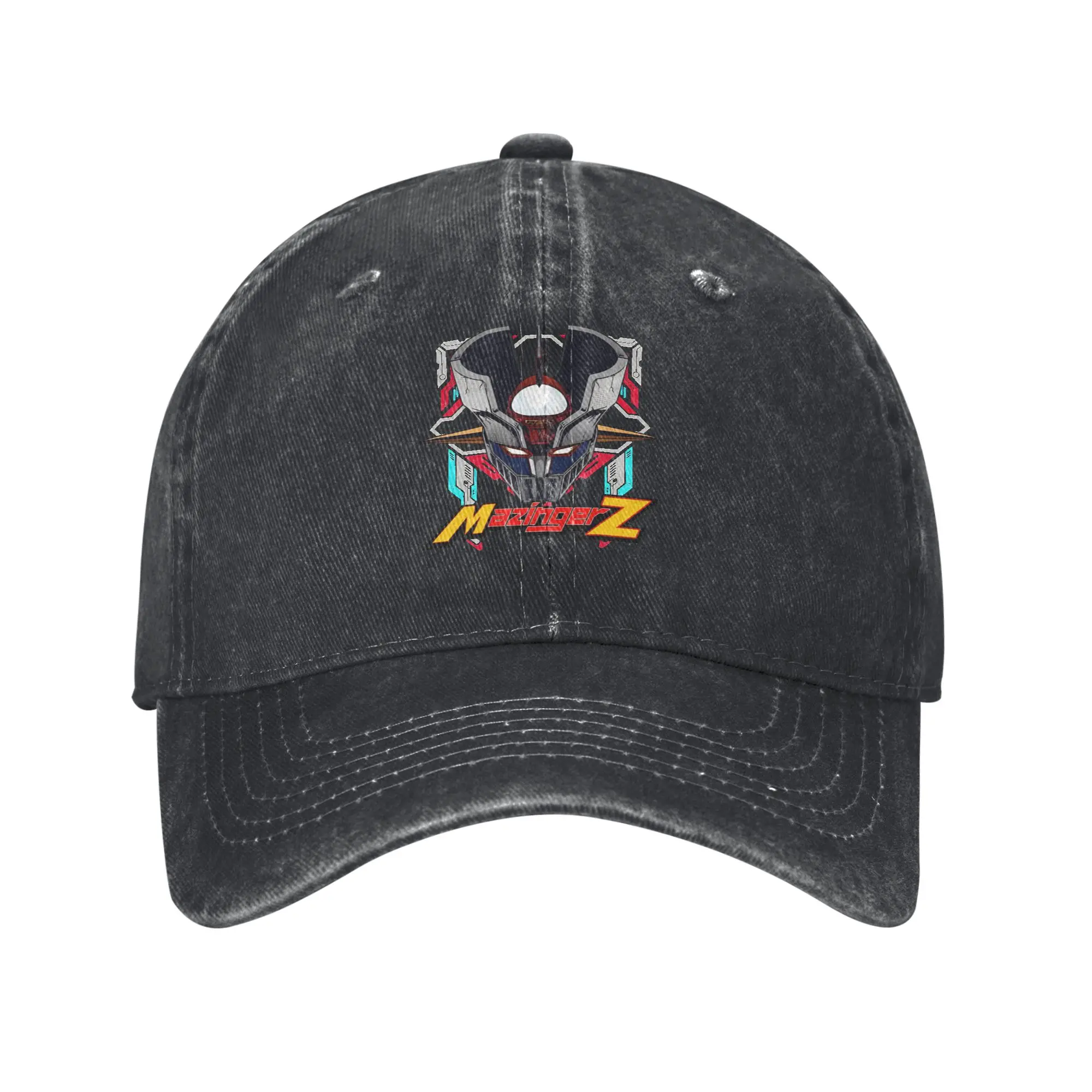 Gorras de Béisbol Mazinger Z de Color Puro con Logo, Gorra de Visera para Mujer, Gorra con Visera Mazinger Z