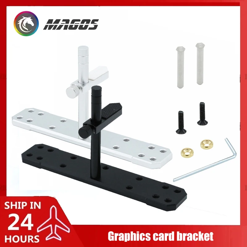 

Graphics Card Support for Lian Li Tempered Glass Computer Case Fan Position GPU Jack Aluminum Alloy Support Frame