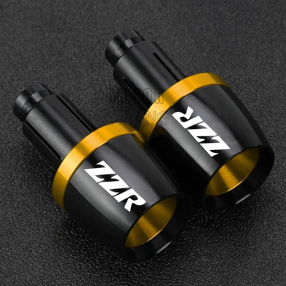 For KAWASAKI ZZR 250 600 1200 1400 Motorcycle 22mm Handlebar Grips Bar Ends Cap Handle Counterweight Plug ZZR250 ZZR600 ZZR1200