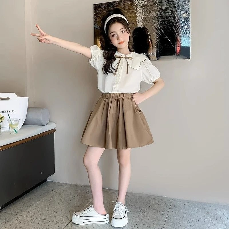 

Комплекты одежды для девочек от 10 до 12 лет 8 14 Elementary Girl Одежда для маленького наряда Бутик детской одежды 5 6 Летний комплект для малышей